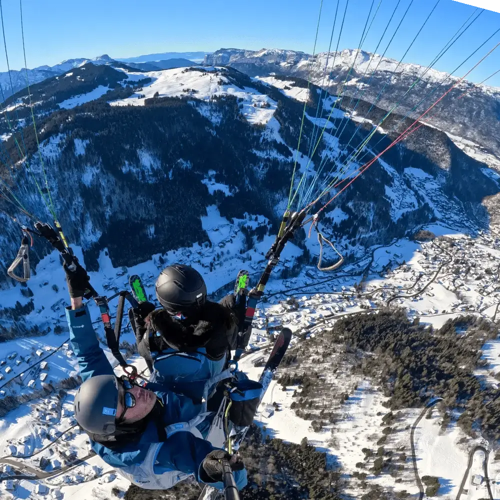 Bon cadeau - Vol Émotion - Depuis le Crêt du Loup - Ailes des Aravis
