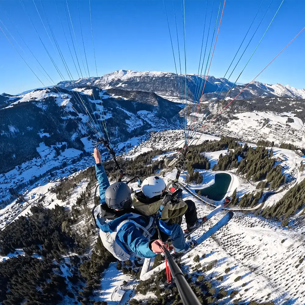 Bon cadeau - Vol Émotion - Depuis le Crêt du Loup - Ailes des Aravis