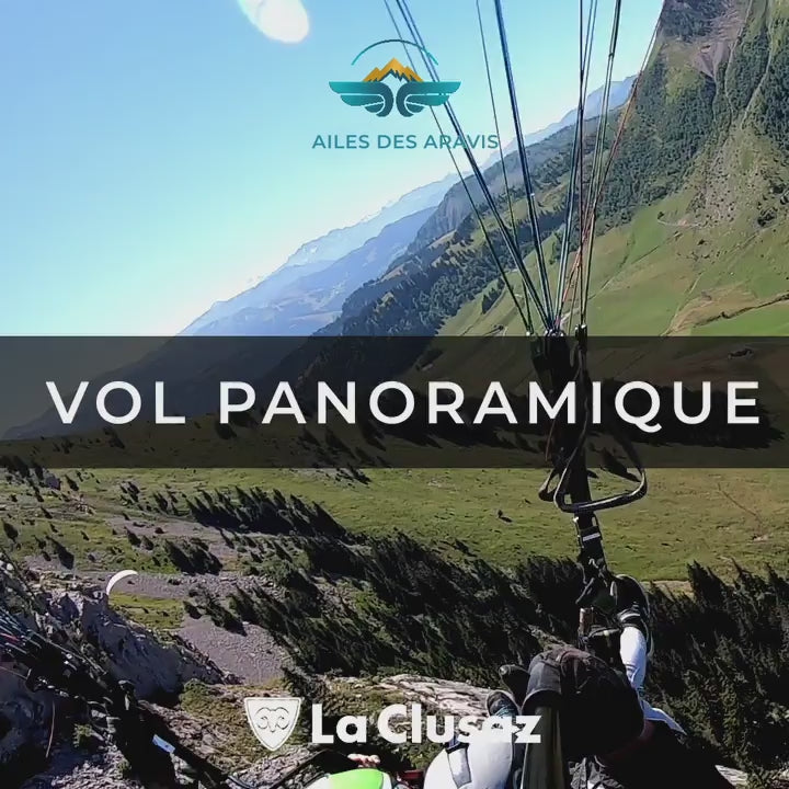 Video d'un vol en parapente à la Clusaz avec un pilote professionnel