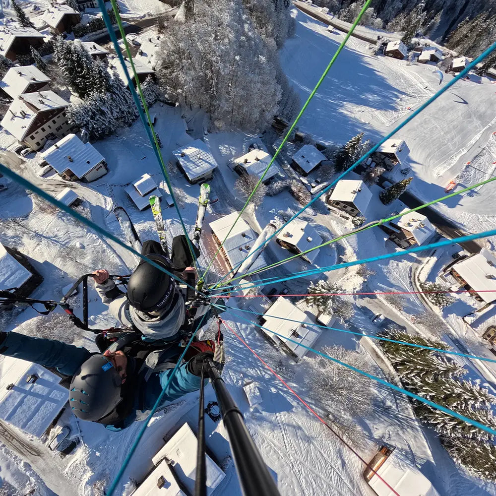 vol de proximité sur la clusaz en parapente